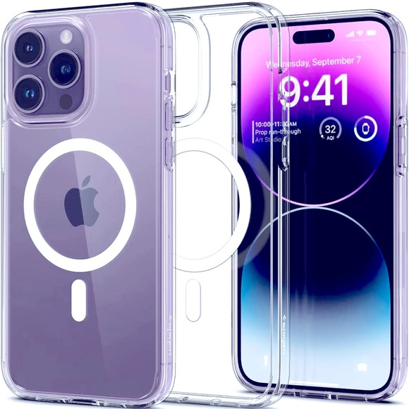 Spigen for iPhone 14 Pro Max Case, Clear - Picture 1 of 4